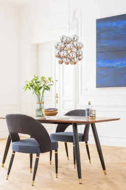 KARE Design Acrylschilderij Abstract Deep Blauw 155x155cm Sale