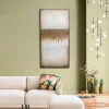 KARE Design Acrylschilderij Abstract Fields 200x100cm Sale