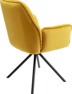 KARE Design Armleunstoel Mila Geel Shop