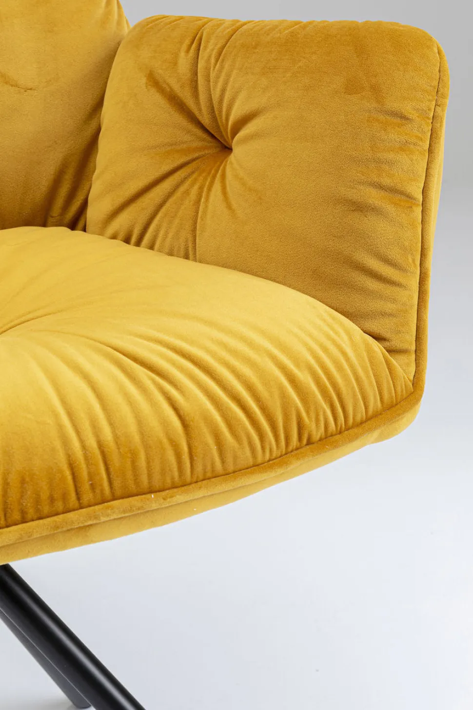 KARE Design Armleunstoel Mila Geel Shop