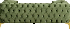 KARE Design Bank Bellissima 2-Seater Velvet Green 200cm New