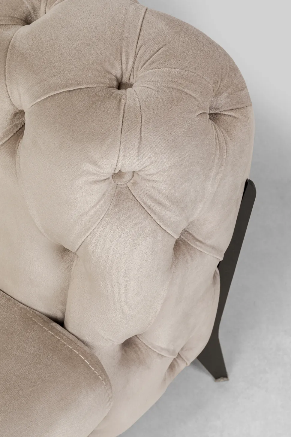 KARE Design Bank Bellissima 2-Seater Velvet Beige 200cm New