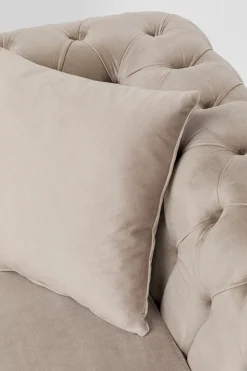 KARE Design Bank Bellissima 2-Seater Velvet Beige 200cm New