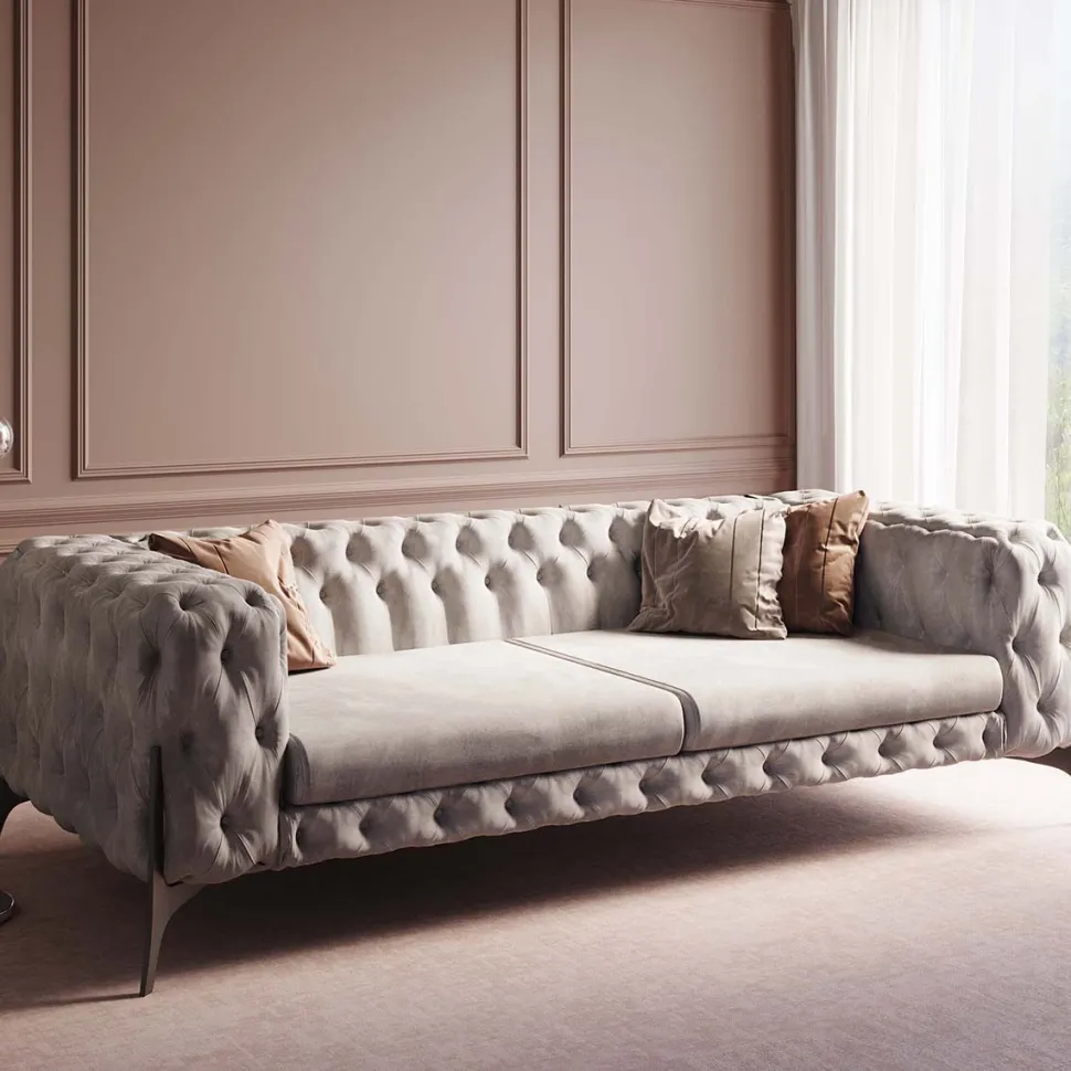 KARE Design Bank Bellissima 3-zits Beige 240cm Flash Sale