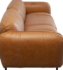 KARE Design Bank Calgary Smart Leather Light Brown 228cm Cheap