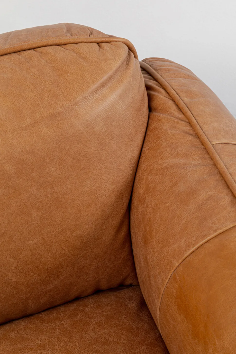 KARE Design Bank Calgary Smart Leather Light Brown 228cm Cheap