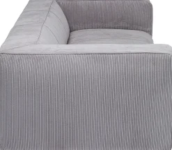 KARE Design Bank Cubetto Cord 3-zits Light Grey 220cm Cheap