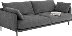 KARE Design Bank Edna 3-zits Grey 245cm Flash Sale