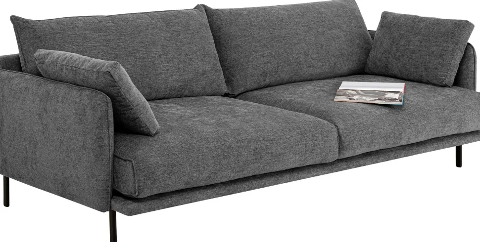 KARE Design Bank Edna 3-zits Grey 245cm Flash Sale