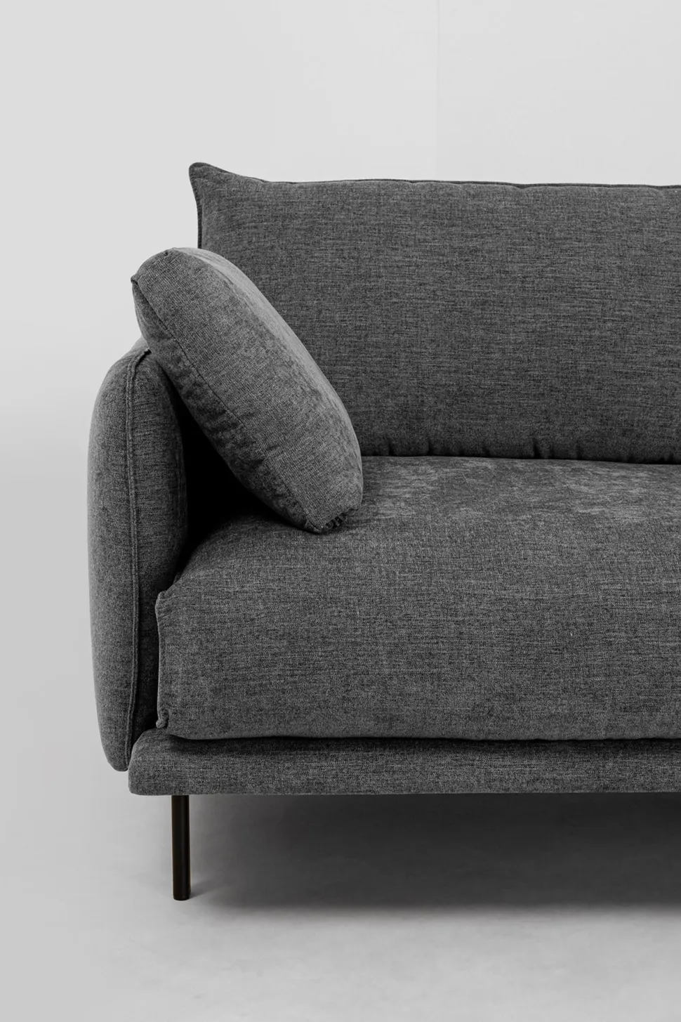 KARE Design Bank Edna 3-zits Grey 245cm Flash Sale