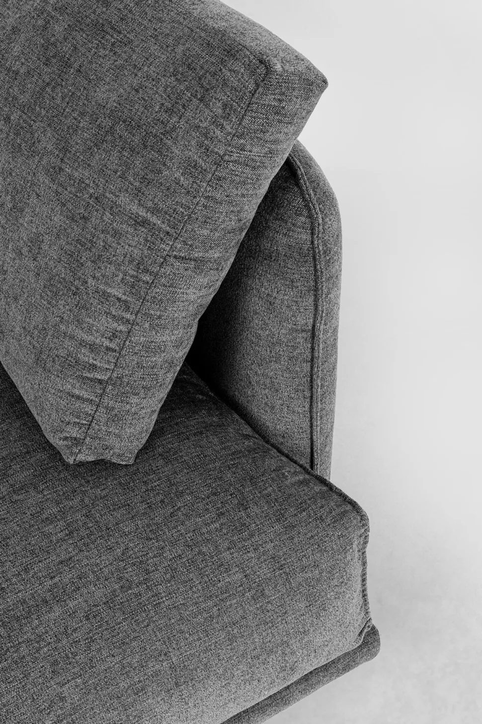 KARE Design Bank Edna 3-zits Grey 245cm Flash Sale