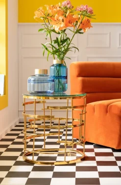 KARE Design Bank Element Wave Oranje Fashion