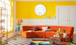 KARE Design Bank Element Wave Oranje Fashion