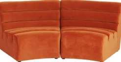 KARE Design Bank Element Wave Oranje Fashion