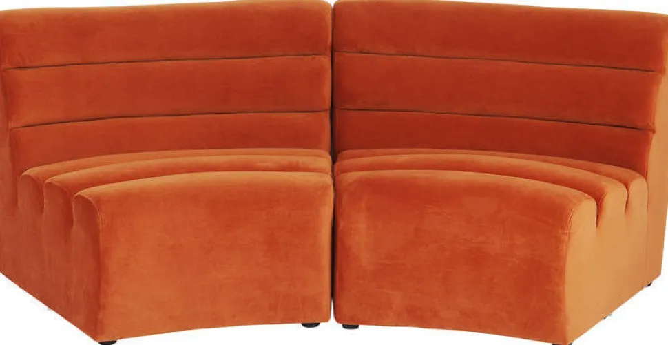 KARE Design Bank Element Wave Oranje Fashion