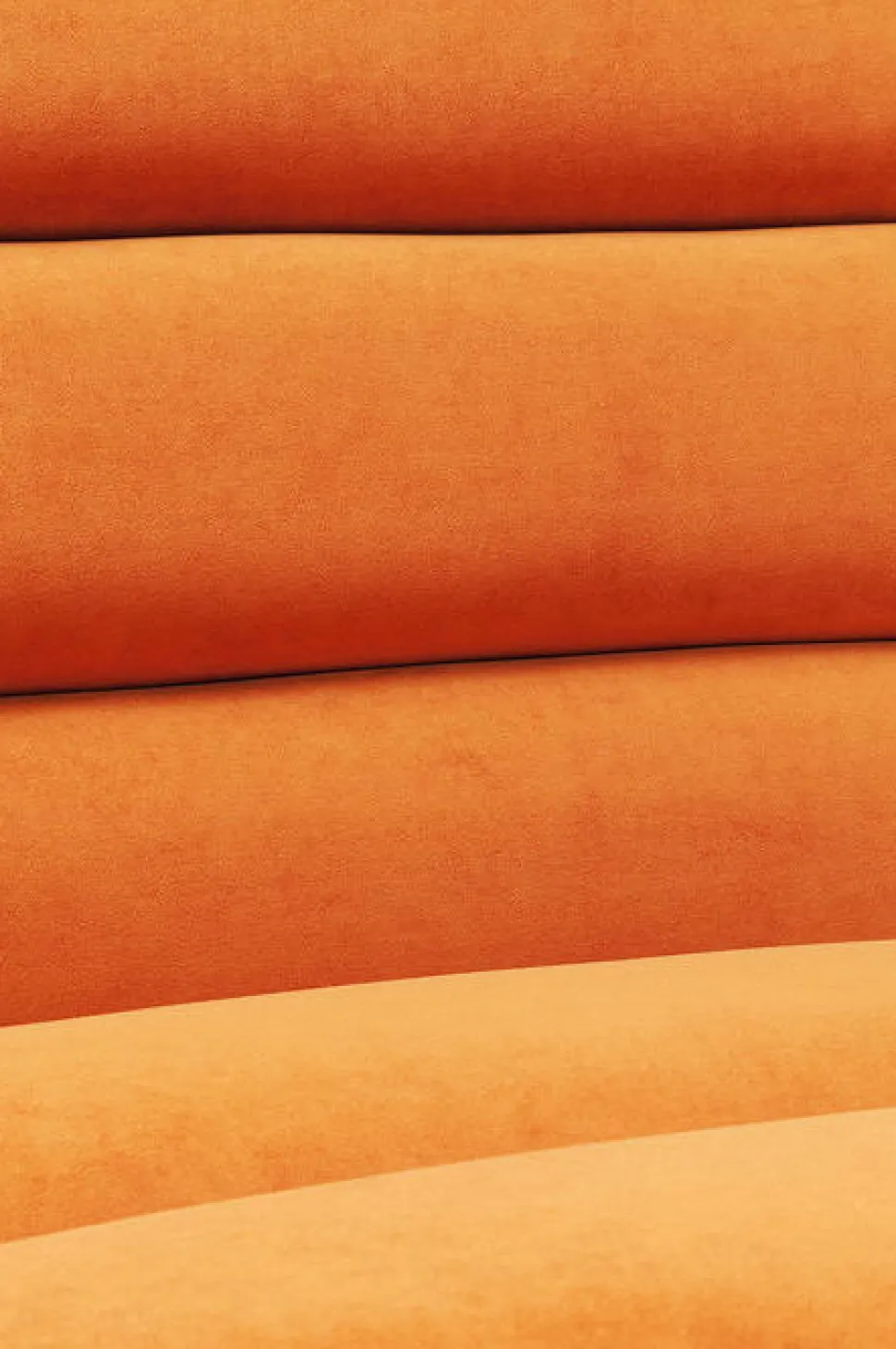 KARE Design Bank Element Wave Oranje Fashion