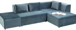 KARE Design Bank Infinity Fluweel Oceaan Rechts Online