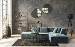 KARE Design Bank Infinity Fluweel Oceaan Rechts Online