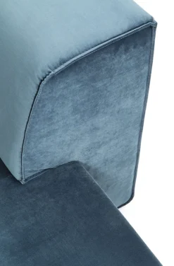 KARE Design Bank Infinity Fluweel Oceaan Rechts Online