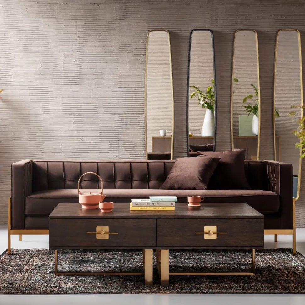 KARE Design Bank Loft 3-Zits Bruin Flash Sale