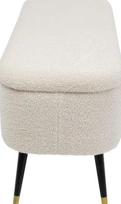 KARE Design Bank Met Opbergruimte Rico White Hot