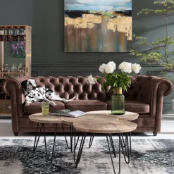 KARE Design Bank Oxford 3-Zits Vintage Smart Shop