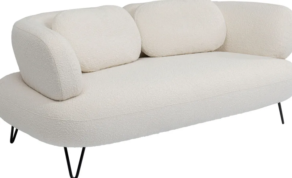 KARE Design Bank Peppo 2-Zits Wit 182cm Outlet