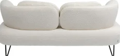 KARE Design Bank Peppo 2-Zits Wit 182cm Outlet