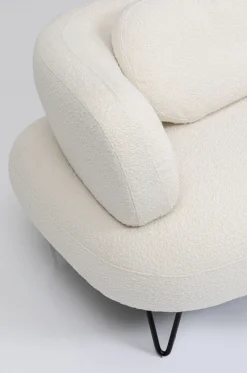 KARE Design Bank Peppo 2-Zits Wit 182cm Outlet