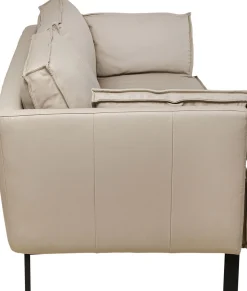 KARE Design Bank 3-Seater Victor Leather Grey 233cm Store