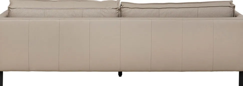 KARE Design Bank 3-Seater Victor Leather Grey 233cm Store