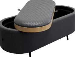 KARE Design Bank Venezia Storage Grey 100cm Outlet
