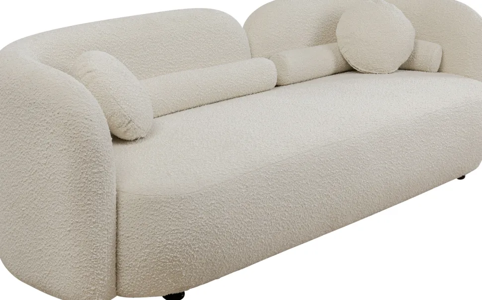 KARE Design Bank 3-zits Kelly Boucle 225cm Clearance