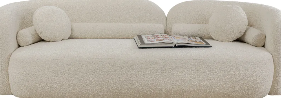 KARE Design Bank 3-zits Kelly Boucle 225cm Clearance