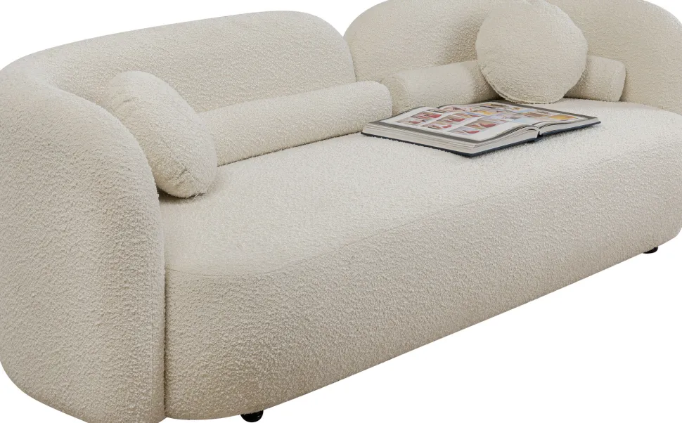 KARE Design Bank 3-zits Kelly Boucle 225cm Clearance
