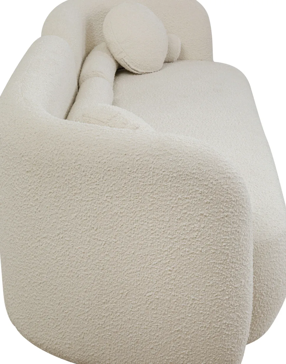 KARE Design Bank 3-zits Kelly Boucle 225cm Clearance