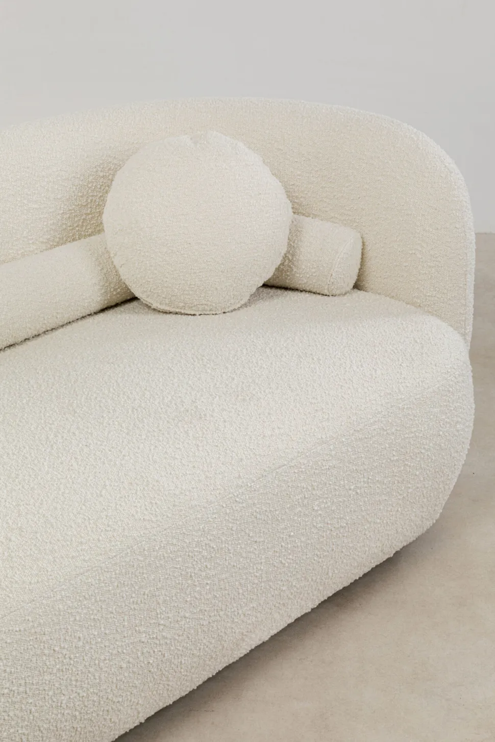 KARE Design Bank 3-zits Kelly Boucle 225cm Clearance