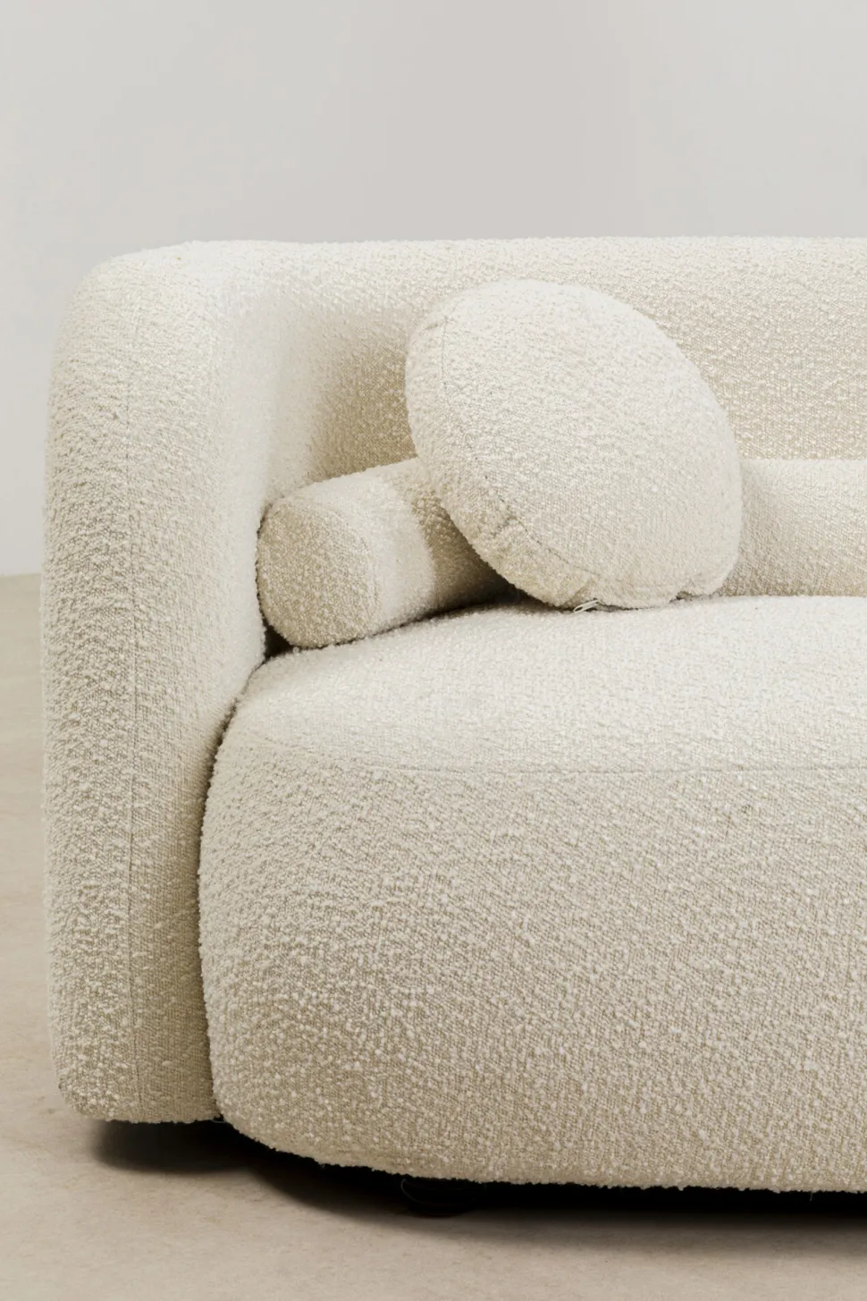 KARE Design Bank 3-zits Kelly Boucle 225cm Clearance