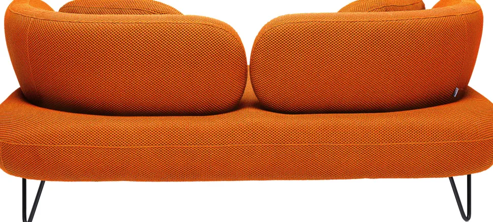 KARE Design Bank 2-zits Peppo Orange 182cm Outlet
