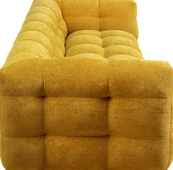 KARE Design Bank 3-zits Salamanca Yellow 240cm Store