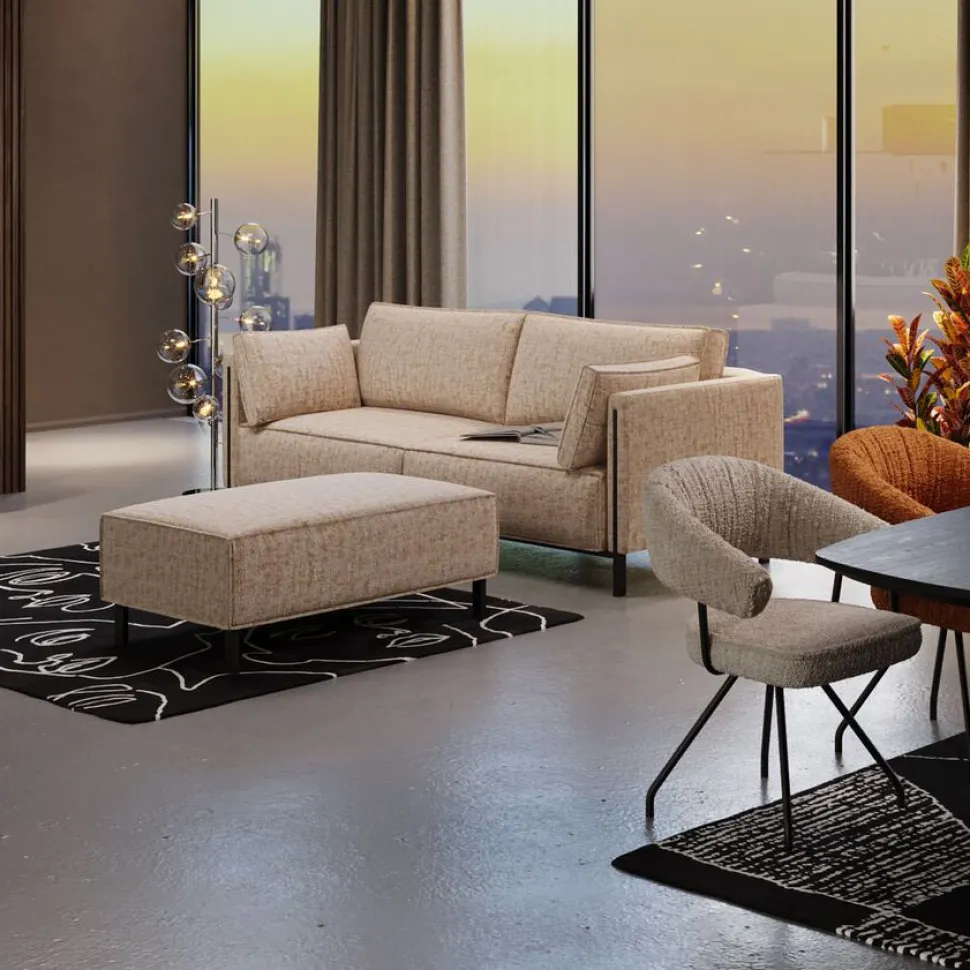 KARE Design Bank 3-zits Victor Beige 233cm Cheap