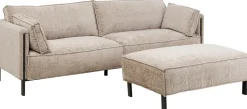 KARE Design Bank 3-zits Victor Beige 233cm Cheap