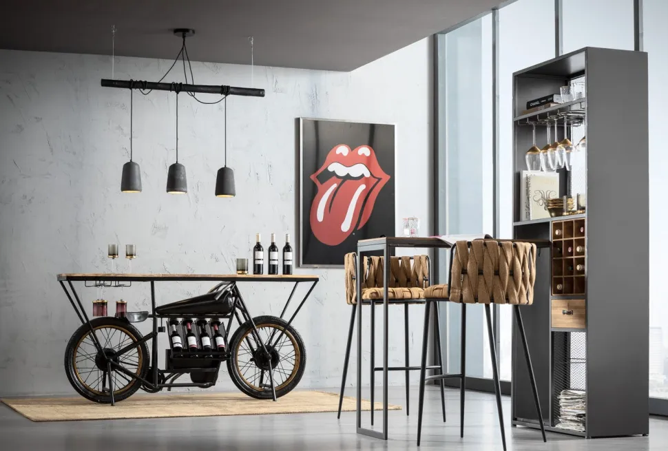 KARE Design Barkruk Cheerio Geel Fashion