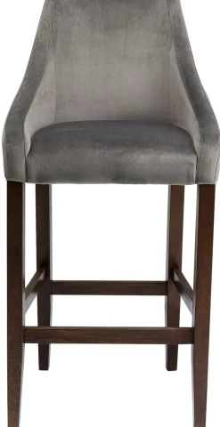 KARE Design Barkruk Mode Fluweel Grijs Outlet
