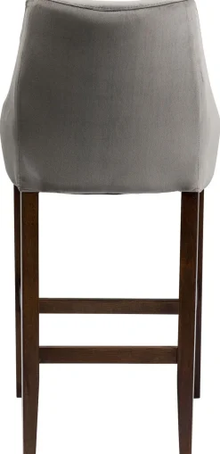 KARE Design Barkruk Mode Fluweel Grijs Outlet