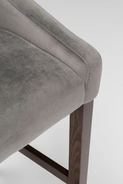 KARE Design Barkruk Mode Fluweel Grijs Outlet