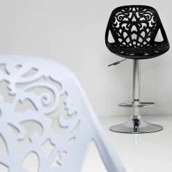KARE Design Barkruk Ornament Wit Best