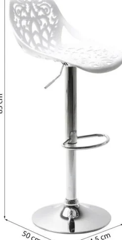 KARE Design Barkruk Ornament Wit Best