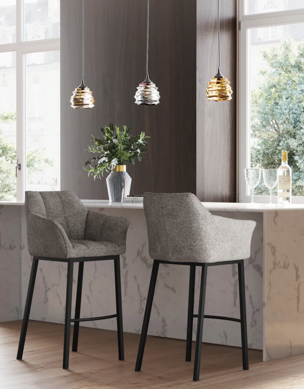 KARE Design Barkruk Thinktank Vier Poten Clearance