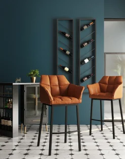 KARE Design Barkruk Thinktank Vier Poten Bruin Best